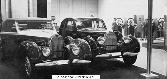 expozitii masini din alte timpuri - Berlin 1939 Bugatti - File de istorie