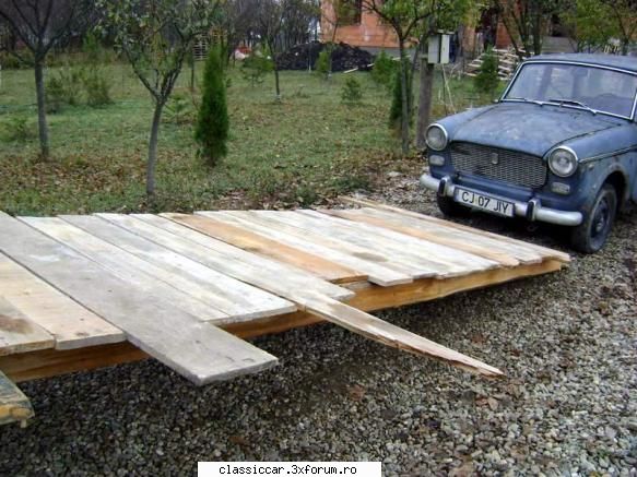 fiat 1100 din 1964-ficatelu - A trebuit sa construim un mic pod, din doua - Prezentare masini
