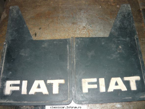 fiat 1800 din 67 - 4 aparatori noroi NOS fata, spate - Prezentare masini