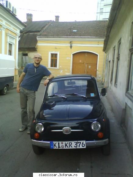 fiat 500 - Vazut sapt trecuta pe o staduta de langa piata - Am vazut prin Cluj-Napoca