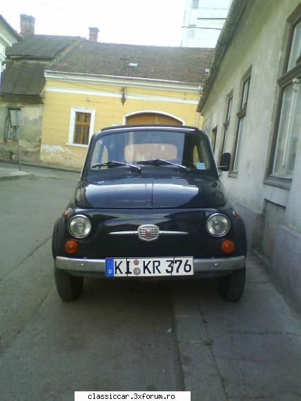 fiat 500 - Dupa cum arata a fost restaurata (profesional) de - Am vazut prin Cluj-Napoca