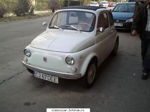 fiat 500 - poze mai noi cu 500-le...condus de o blonda - Am vazut prin Cluj-Napoca