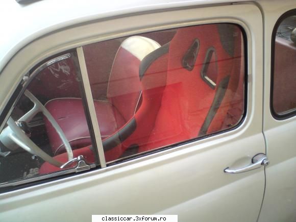 fiat 500 - cea mai atre parte de la el....scaun sport - Am vazut prin Cluj-Napoca