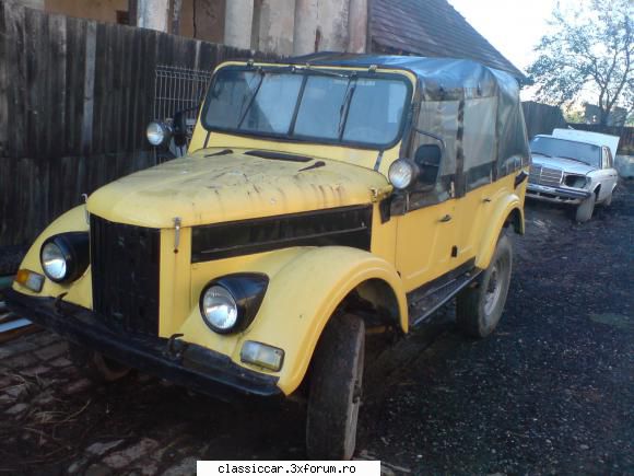 gaz 69a '59 prezint gaz 69a din 1959,motor d115/fiat cutie aro aceasta