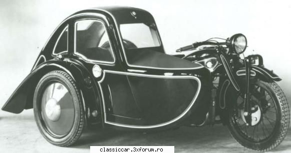 imagini cu motociclete clasice - R11 Royal side car 1933 - Classicopedia