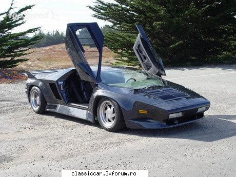 imagini deosebite cu masini clasice - Un Vector W8 din 1991 - design-ul este facut de - Classicopedia