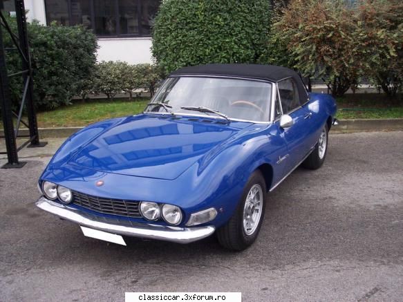 imagini deosebite cu masini clasice - Fiat Dino Spider 2000 model 1968 - Classicopedia