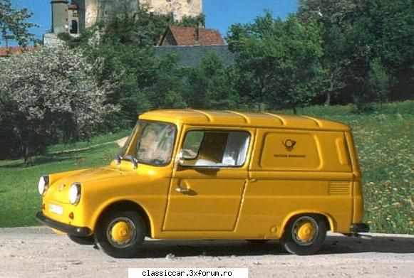 imagini deosebite cu masini clasice - vw typ 147 "Fridolin" masina de postas - Classicopedia