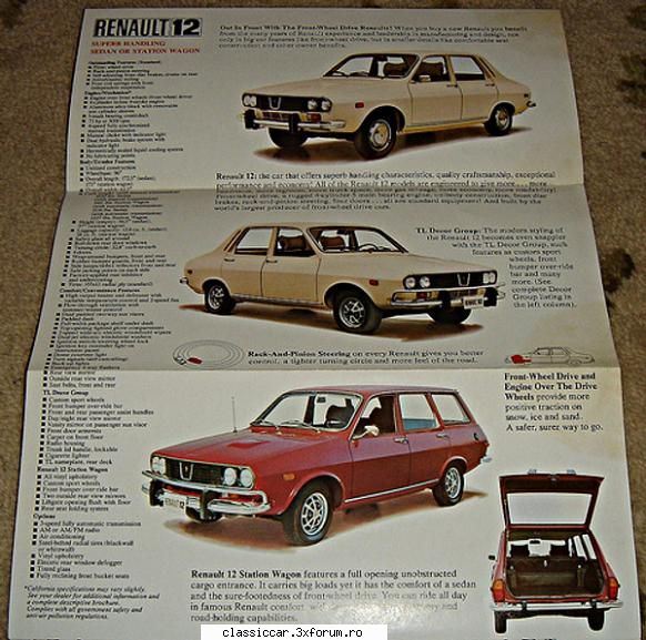 imagini deosebite cu masini clasice - R12 si R12Break din prima serie, model - Classicopedia