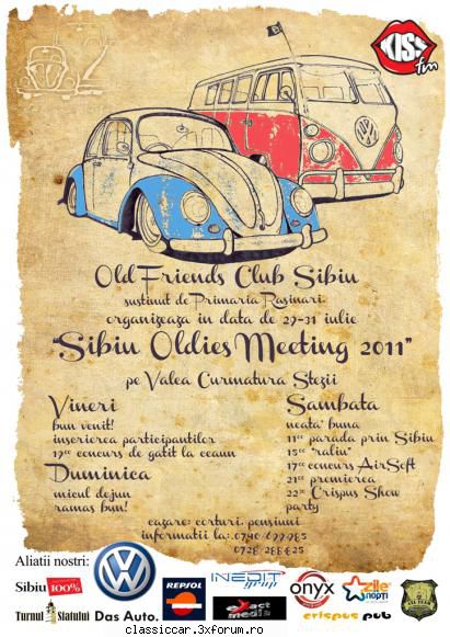 intrunire "old friends meeting 2011" la sibiu -29-31 iulie 2011 - varianta finala a a - Arhiva evenimente 2011