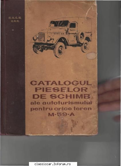 m461 - Buna, eu am un catalog de piese pentru M59A, o - Coltul Tehnic