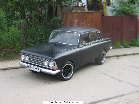 moskvich 408 - salutare. de fapt sunt doua cea neagra mat e din - Prezentare masini