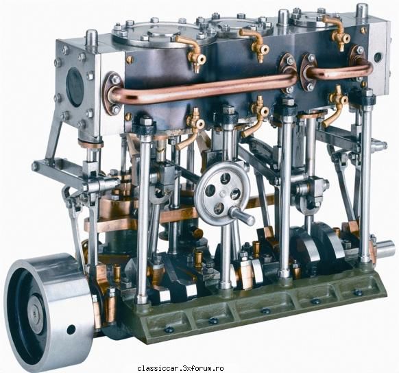 motoare cu aburi - stuart "Triple expansion engine" - Modelism si machetute