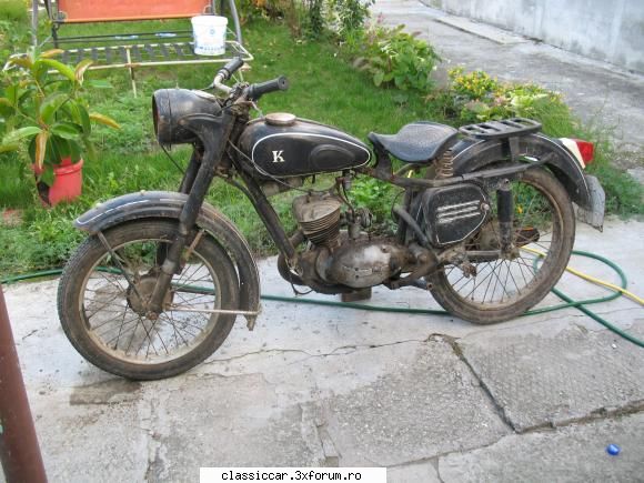 motocicleta K 125 fabricatie 1951 - mexic92 - Prezentare motociclete, motorete si biciclete de colectie