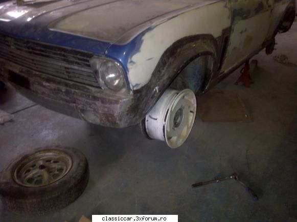 my opel kadett b an 1970 - probe cu diverse jante - Prezentare masini