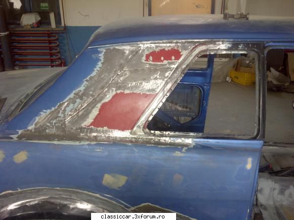 my opel kadett b an 1970 - poze la zi dupa finisarea stalpilor spate - Prezentare masini