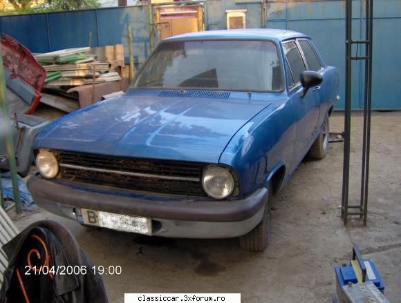 my opel kadett b an 1970 - masina e pilaf are puntea pe spate cu arcuri - Prezentare masini