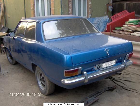 my opel kadett b an 1970 - In foto se vede o capota de lastun. Ce este cu el - Prezentare masini