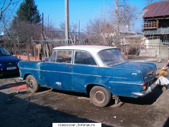opelurile mele in general nu numai - Opel Rekord P2 1962. de 25 de ani fix stand in - Prezentare masini