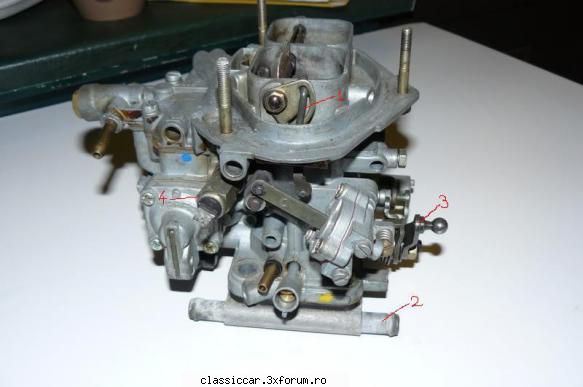 piese componente ptr. carburator Weber 32 DIR - Cumpar urmatoarele componente : 1.parghie - Cumparari piese