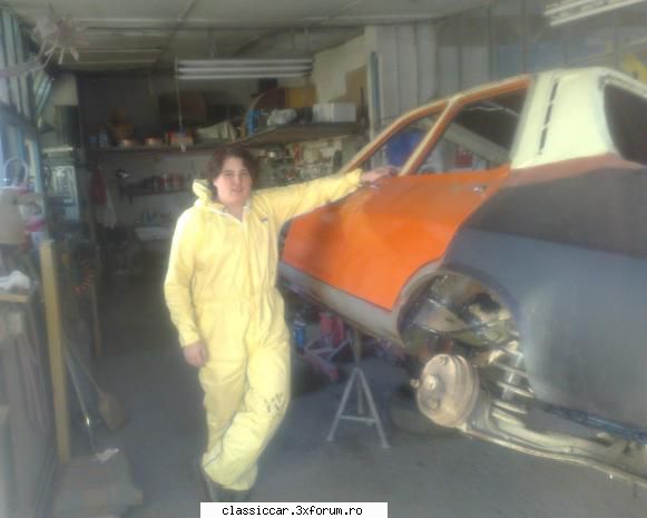 poze cu forumistii classiccar - Mai pun si eu una cu mine, din timpul lucrarilor - Prezentare forumisti