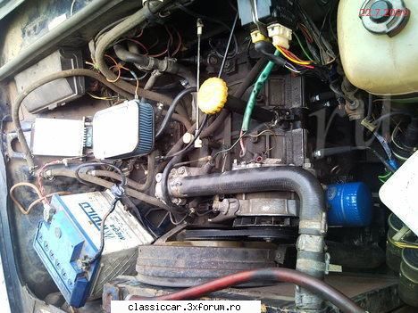 poze cu motoare vechi - o raritate este un Wankel facut de rusi si montat - File de istorie