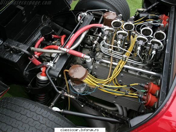 poze cu motoare vechi - motor Alfa Romeo 33 Stradale - File de istorie