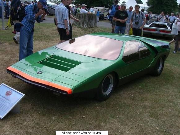 prototipuri masini clasice - Alfa Romeo Carabo model 1968 designer Marcello - File de istorie
