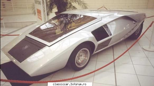 prototipuri masini clasice - Lancia Bertone proiect 1970 - File de istorie