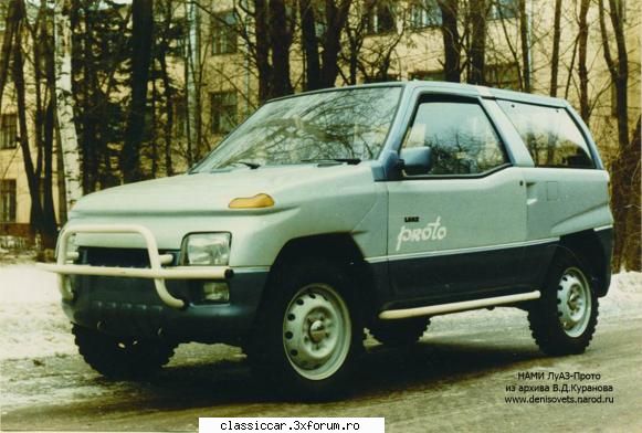 prototipuri masini clasice - NAMI LuAZ Proto - 1989. LuAZ - Lu tzky A - File de istorie