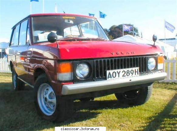 prototipuri masini clasice - In 1969 a fost realizat al doilea prototip VELAR - File de istorie