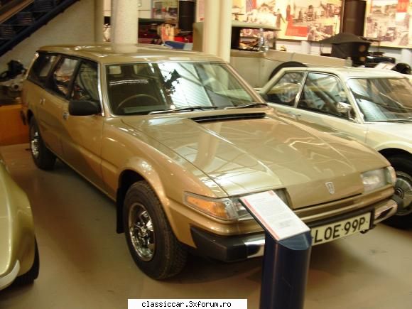 prototipuri masini clasice - Rover SD1 Estate; primul prototip a fost realizat - File de istorie