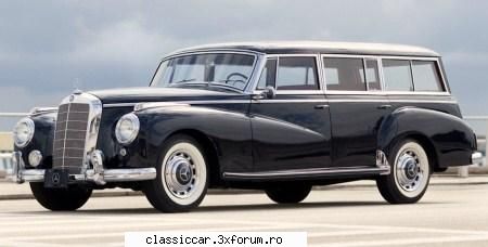 prototipuri masini clasice - Mercedes 300 C Station Wagon model 1956 ,a fost - File de istorie
