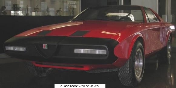 prototipuri masini clasice - Alfetta Spider prototip 1972 designer Pininfarina - File de istorie