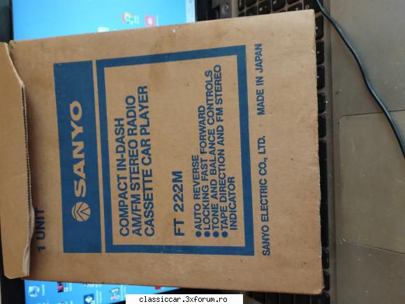 radio casetofon SANYO FT 222M 1978 - DACA ARE CINEVA NEVOIE SA SUNE LA - Vanzari  piese si accesorii