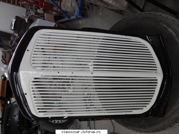 reconditionare IFA F8 Cabrio - Grila fata vopsita - Reconditionari si Restaurari