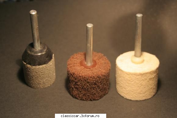 reconditionare ornamente - materialele: 1 material abraziv elastic 2 abratex - Coltul Tehnic