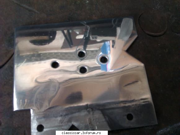 reconditionare ornamente - rezultat final pe proba de aluminiu lustruit - Coltul Tehnic