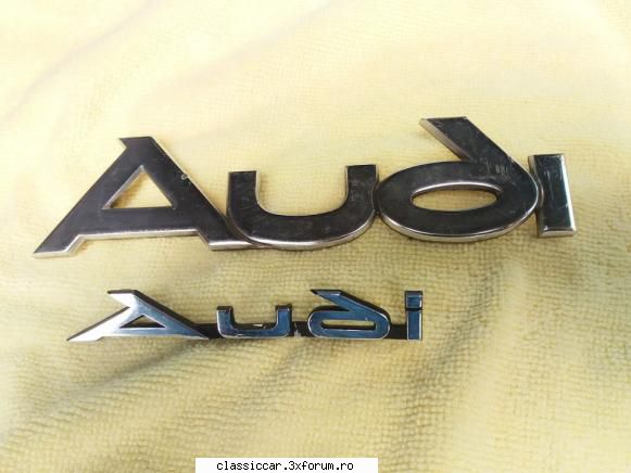 sigle audi - Salutare, vand doua embleme Audi 30 lei ambele - Vanzari  piese si accesorii
