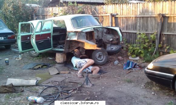 skoda 1000 MB 1968 - sub masina, dand jos cutia de viteze - Prezentare masini