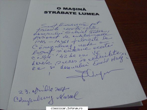 stiati ca ?....o masina strabate lumea ? - nu e vreo farsa !! - Discutii libere