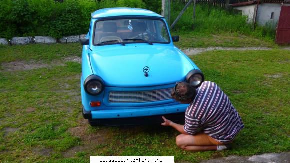 trabant 601s ,1988. - am gasit spoiler original, dar se lasa cam greu - Prezentare masini