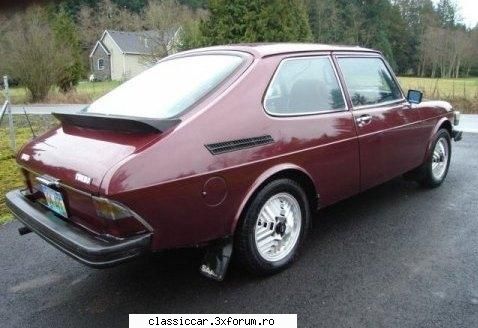 un saab ciudat - cred ca era un saab 99....din 1978 cel putin - Am vazut prin Cluj-Napoca