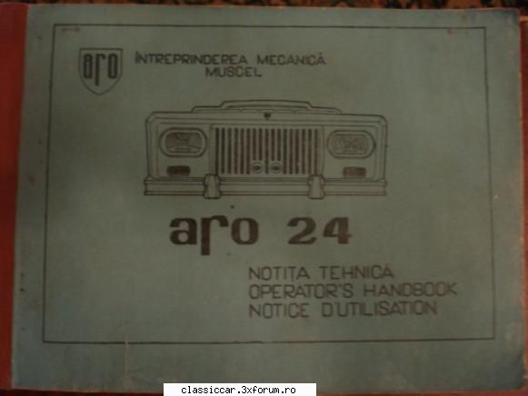 vand diverse carti - aro 24 NOTITA TEHNICA - Vanzari- cumparari carti si reviste auto