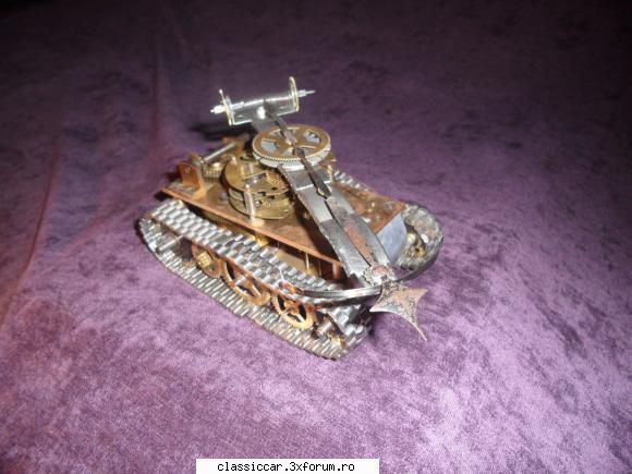 vand machete steampunk - vand macheta tank steampunk,facut din piese de - Modelism si machetute