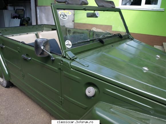 vw 181 ,alintat kubelwagen . - In fata garajului - Prezentare masini
