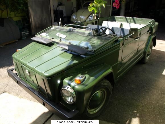 vw 181 ,alintat kubelwagen . - La prima rabatare de parbriz am scapat din mina - Prezentare masini