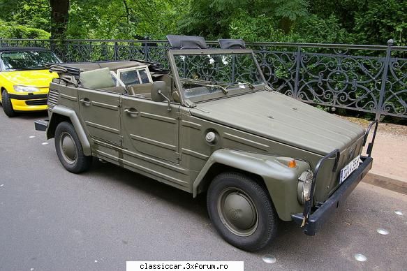 vw 181 ,alintat kubelwagen . - Este cine face in culoare semimata - Prezentare masini