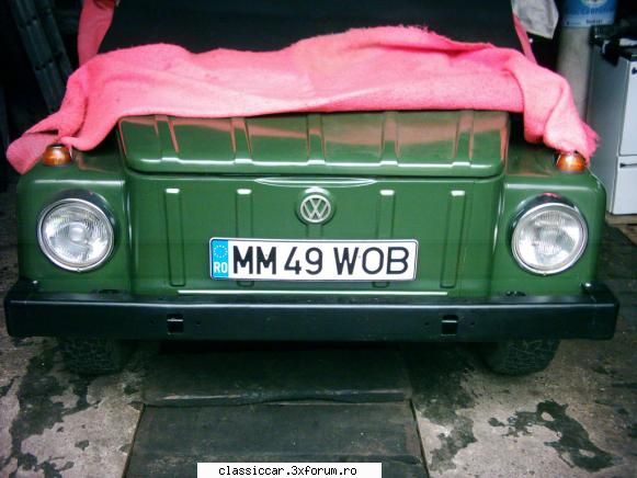 vw 181 ,alintat kubelwagen . - Asa arata fata cu nr.de matricol.Bag o - Prezentare masini