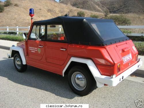vw 181 ,alintat kubelwagen . - Si pompierii au fost doteti cu 181 - Prezentare masini